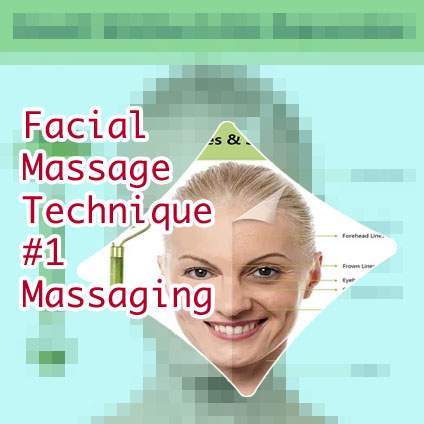Massage for wrinkles on forehead