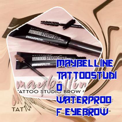 Maybelline tattoostudio waterproof eyebrow gel