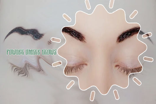 Ombre brow tattoo