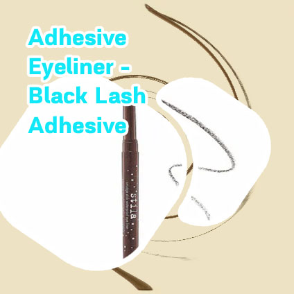 Sticky eyeliner