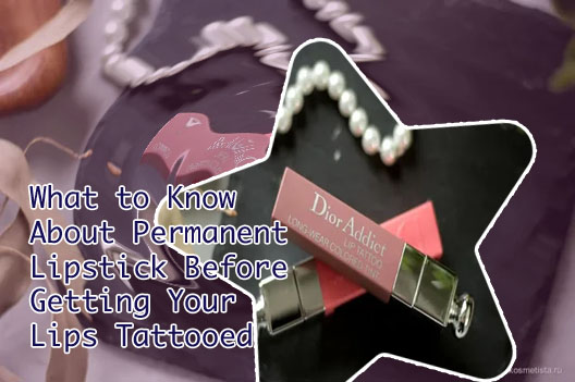 Tattooed lip color