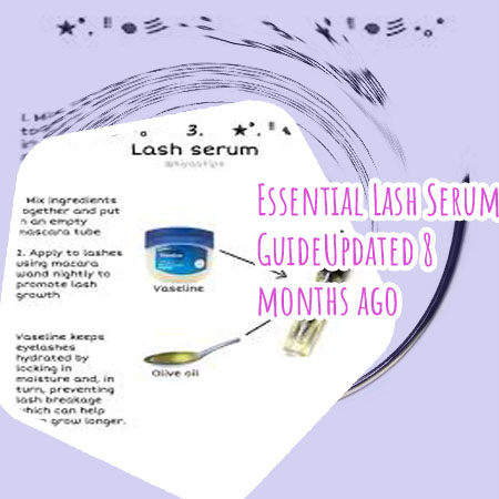 How to put on lash serum